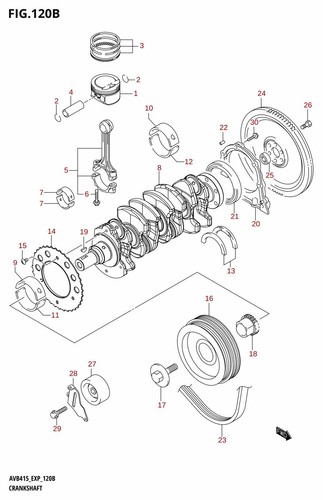 Suzuki genuine bearing input - genuine,