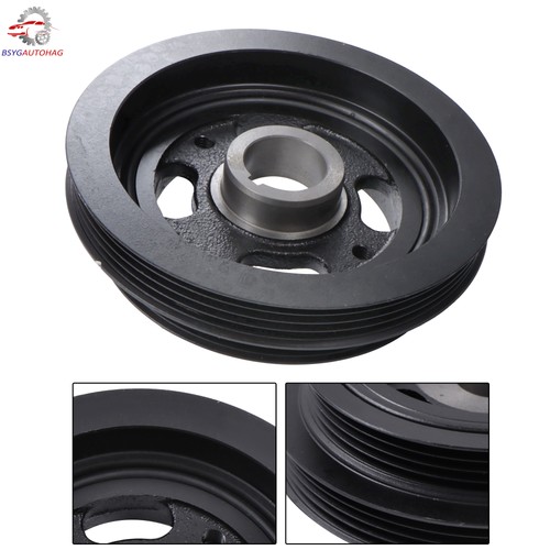 Engine crankshaft crank - crankshaft, pulley